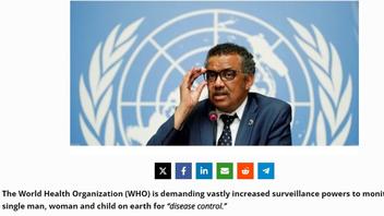 Fact Check: WHO Did NOT Seek Surveillance Powers To Monitor Every Person For 'Disease Control' -- Proposed Plan NOT Legally Binding Document