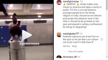 Fact Check: Video Does NOT Show 'Hindu Indian' Immigrant Defecating In Public -- It's A Staged Scene By A Content Creator 