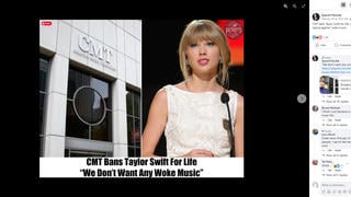 Fact Check: CMT Did NOT Ban Taylor Swift 'For Life' -- Claim Is From A Satire Website