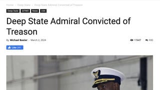 Fact Check: U.S. Military Commission Did NOT Sentence Rear Adm. Michael Platt To Death In February 2024
