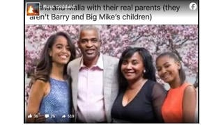 Fact Check: Photo Does NOT Show Malia And Sasha Obama With Their 'Real Parents' -- It's An Edited Image