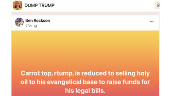 Fact Check: Trump Is NOT Selling Holy Oil To Raise Funds For His Legal Bills
