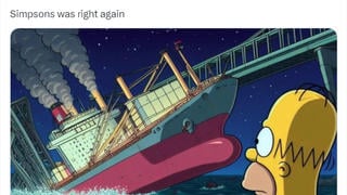 Fact Check: Simpsons Did NOT Predict Baltimore Bridge Collapse -- Image Was Created By AI