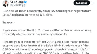 Fact Check: Biden Has NOT 'Secretly Flown 320,000 Illegal Immigrants From Latin American Airports' to US Cities
