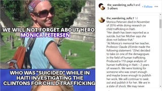 Fact Check: Monica Petersen Did NOT Die In Haiti While Investigating Clintons For Sex Trafficking