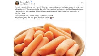 Fact Check: Baby Carrots DO Have Nutritional Value, ARE Generally Safe For Kidneys