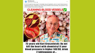 Fact Check: Dr. Karl Kruszelnicki Did NOT Promote A Blood Vessel Cleaning Product -- Or Any Commercial Product, Ever