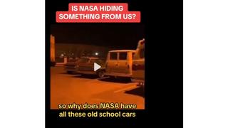 Fact Check: NASA Is NOT Keeping Old Cars In Lot In Preparation For Electromagnetic Pulse 'Blast' -- Video Shows Props On Film Set