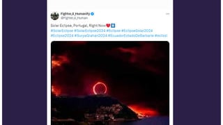 Fact Check: Eclipse Over Portugal 'Right Now' Is NOT Authentic 2024 Photo -- Edited Image Has Circulated Since 2021