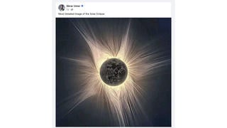 Fact Check: Photo Does NOT Show 2024 Solar Eclipse -- It's From 2017 Eclipse