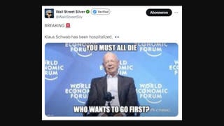 Fact Check: WEF Founder Klaus Schwab Has NOT Been Hospitalized; Rep Says On April 15, 2024, Schwab's 'Health Is Excellent'