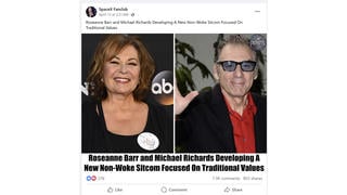 Fact Check: Roseanne Barr And Michael Richards Are NOT Developing 'New Non-Woke Sitcom Focused On Traditional Values' -- It's Satirical Article