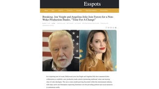 Fact Check: Jon Voight, Angelina Jolie Did NOT Co-Create 'Non Woke Production Studio' -- It's AI-Generated Satire