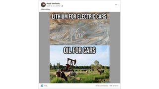 Fact Check: Photo Does NOT Show Mine Extracting 'Lithium For Electric Cars'