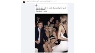 Fact Check: Photo Showing Trump, Epstein With Minor Girl Is NOT Authentic