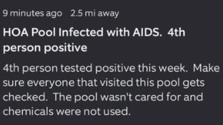 Fact Check: Using Communal Swimming Pool CANNOT Cause HIV Infection