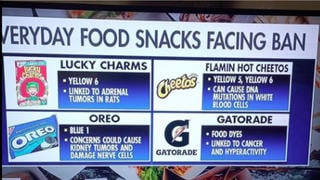 Fact Check: Foods Like Oreos, Lucky Charms Are NOT Facing Nationwide Ban In US