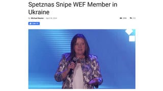 Fact Check: 'Spetznas' Snipers Did NOT Kill WEF Member Kiva Allgood In Ukraine