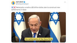 Fact Check: Video Does NOT Show Netanyahu Announcing Plan To Build Settlements In Gaza Strip