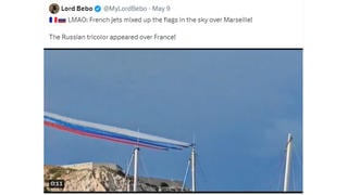 Fact Check: Video Does NOT Prove French Air Force Made Russian Flag With Colored Smoke During Olympic Air Show