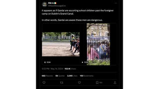 Fact Check: Video Does NOT Show Irish Police Escorting Schoolchildren Because Of Migrant Camps In Dublin -- It Was Field Trip