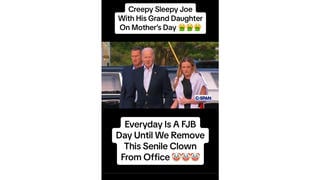 Fact Check: 'Fuck Joe Biden' Chant Dubbed In Mother's Day Video Of Biden And Granddaughter Leaving Church