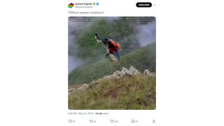Fact Check: Image Of Burning Helicopter Going Down Is NOT Authentic Photo Of Crash That Killed Iranian President 