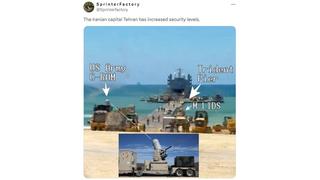Fact Check: Photo Does NOT Show 'Iranian Capital Tehran Has Increased Security Levels' -- It Shows A Temporary U.S. Pier For Humanitarian Aid In Gaza