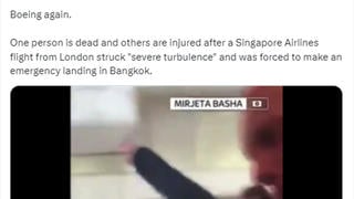 Fact Check: Video Does NOT Show Boeing Singapore Airlines Turbulence Incident In May 2024