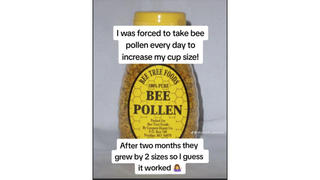 Fact Check: Bee Pollen Does NOT Increase Breast Size