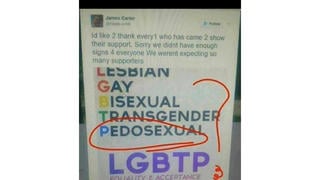 Fact Check: Image Does NOT Show Authentic Flyer Of 'Pedosexual' Addition To 'LGBT' -- It's Internet Creation