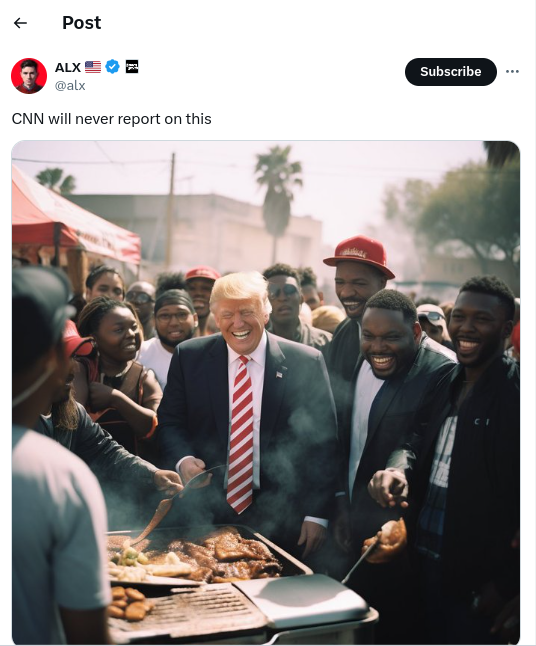 trump and black supporters X post.png