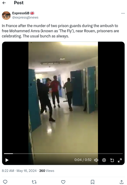 france prisoners celebrating X post.png