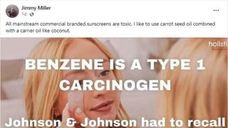 Fact Check: All 'Mainstream Commercial Branded Sunscreens' Are NOT Toxic