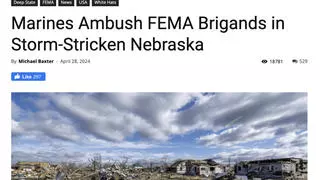 Fact Check: U.S. Marines Did NOT Block FEMA From Tornado Relief In Omaha 