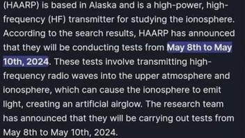 Fact Check: HAARP Tests Were NOT Cause Of Northern Lights In Early May 2024 -- It Was Solar Storm