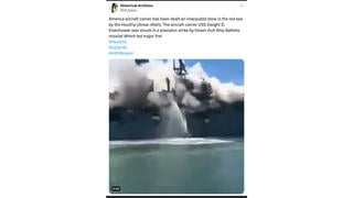 Fact Check: Video Does NOT Prove Houthi Missile Struck USS Eisenhower In June 2024 -- It's From 2020 Fire On Another Ship