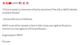 Fact Check: China's Defense Ministry Did NOT Warn Of Military Intervention If US Or NATO Attacked Russia