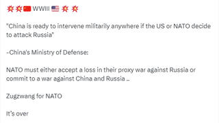 Fact Check: China's Defense Ministry Did NOT Warn Of Military Intervention If US Or NATO Attacked Russia