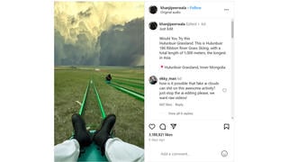 Fact Check: Chinese Grasslands Tourist Slides DON'T Really Look Like The Videos