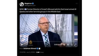 Fact Check: Ex-Mossad Director Did NOT Say Israel Armed Al Qaeda