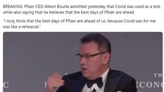 Fact Check: Pfizer CEO Albert Bourla Did NOT 'Admit' COVID-19 Was Used As 'A Test'