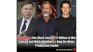 Fact Check: Elon Musk Did NOT Invest $1 Billion In Mel Gibson And Mark Wahlberg's Non-Existent 'Un-Woke Production Studio'