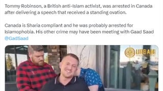 Fact Check: Tommy Robinson NOT Arrested In Canada For Expressing Anti-Islam Views -- It Was On 'Outstanding Immigration Warrant'