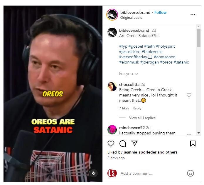 Musk Said Oreos Are Satanic Image.png