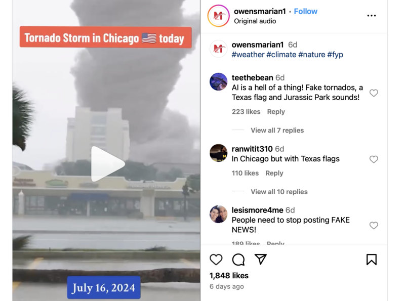 Tornado Storm In Chicago Image .png