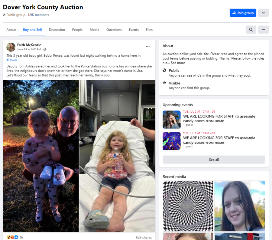 bobbi renae missing girl FB post.png