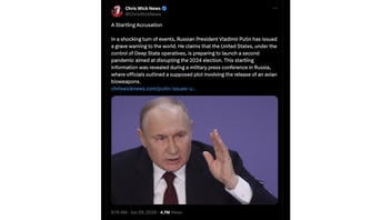 Fact Check: AI-Generated Text Does NOT Prove Putin Said US Was Planning To Launch 2nd Pandemic In 2024 To Disrupt US Presidential Election