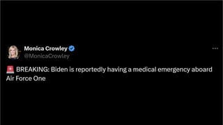 Fact Check: Joe Biden Did NOT Have A 'Medical Emergency Aboard Air Force One' On July 5, 2024