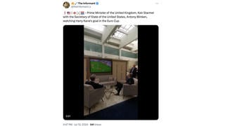 Fact Check: Video Does NOT Show UK Prime Minister Keir Starmer Watching Euro Cup With US Secretary Of State Antony Blinken 